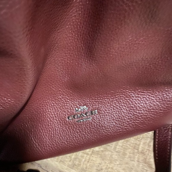 Maroon coach purse - Picture 2 of 3